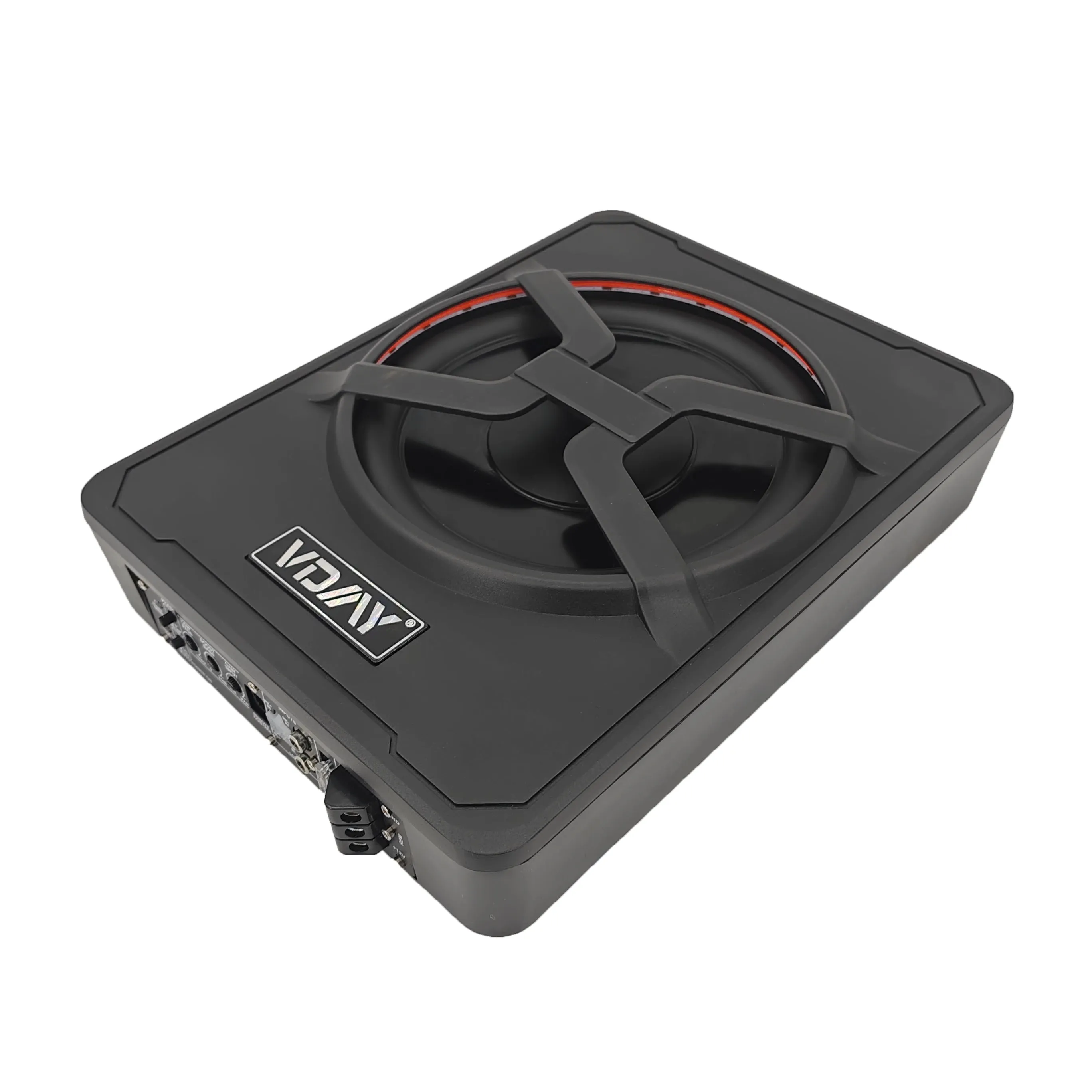 10-inch RE 128 High-Power Car Subwoofer - Ultra-Thin Body with Red Light, Super Bass, and Enhanced Car Audio Experience - Car Modified Audio Subwoofer for Upgraded Sound System
