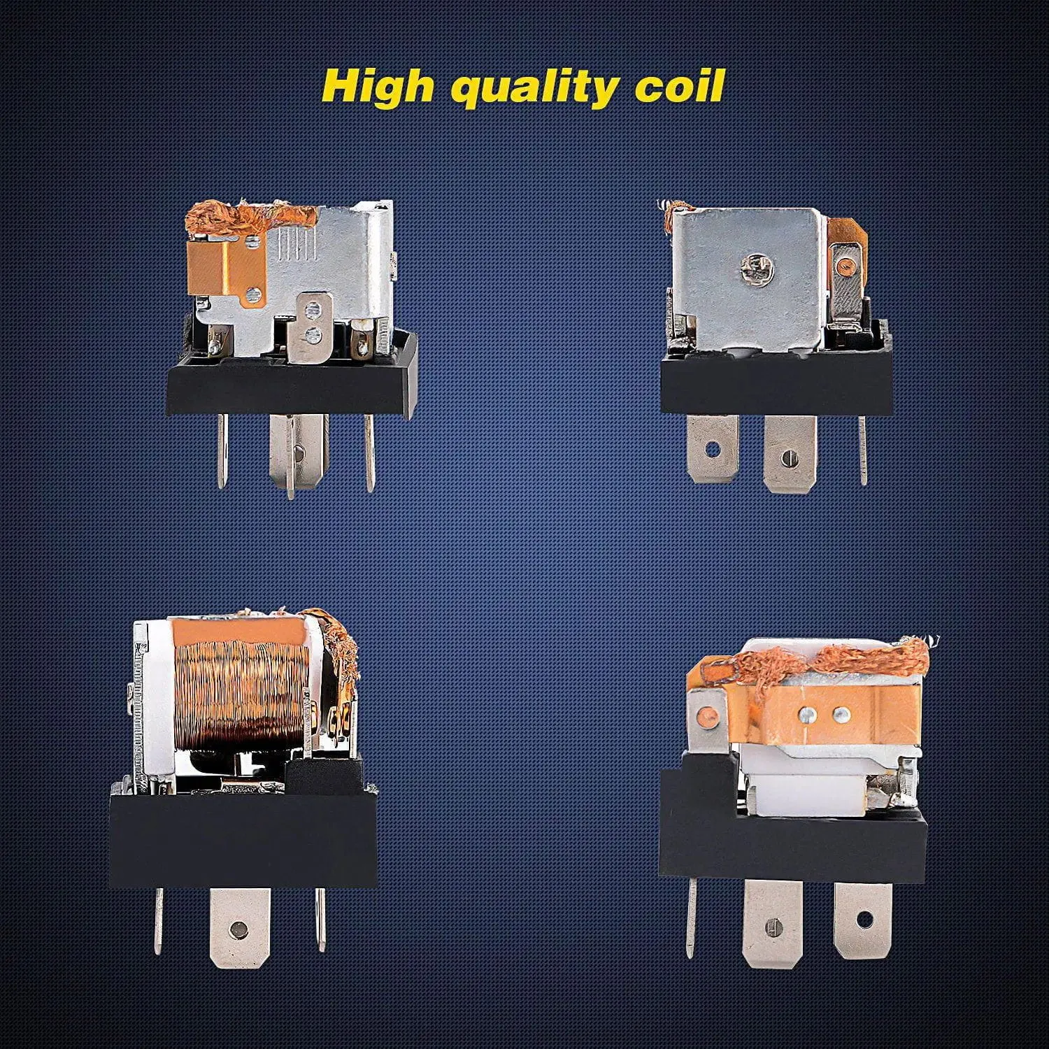 10Pack 5Pin SPDT Bosch Style Electrical Relay Socket