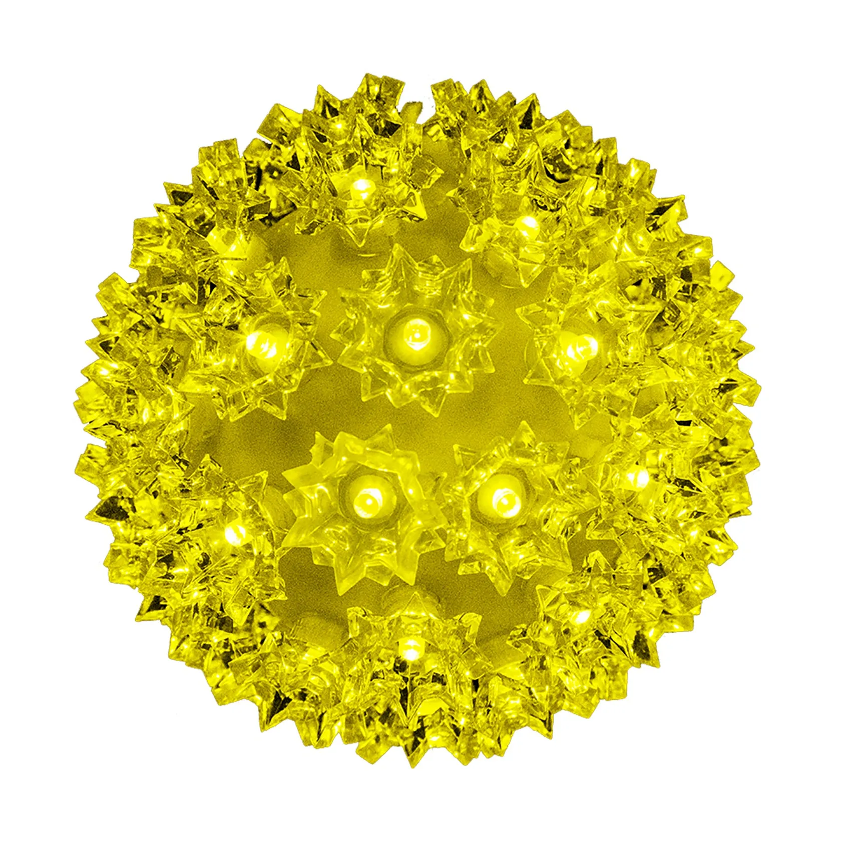 10" Yellow LED Sphere