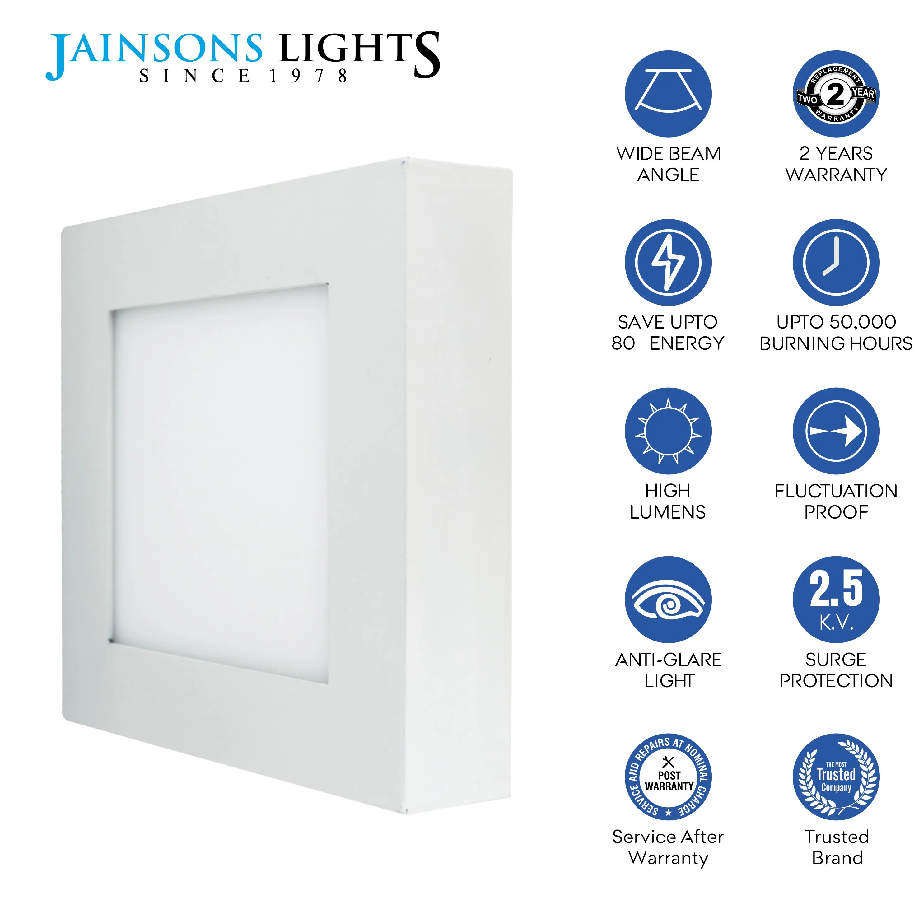 12w Square Smd Led Surface Panel 5018
