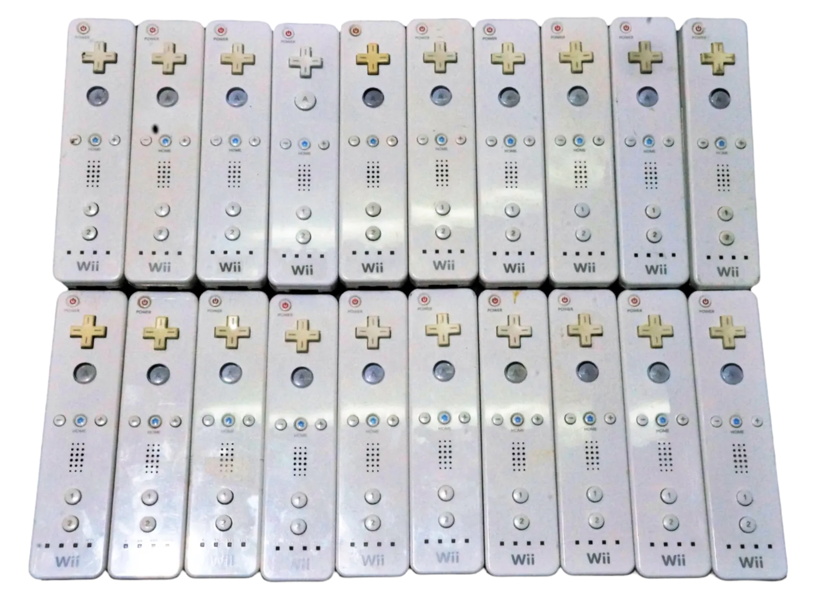 20 x Faulty Genuine Nintendo Wii Controllers Remote No Returns