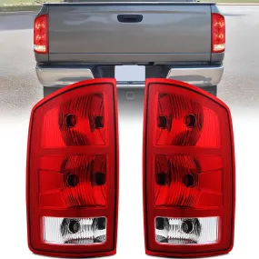 2002-2006 Dodge Ram 1500 2003-2006 Dodge Ram 2500 3500 Tail light Assembly Rear Lamp Replacement OE Style w/Bulbs Driver Passenger Side
