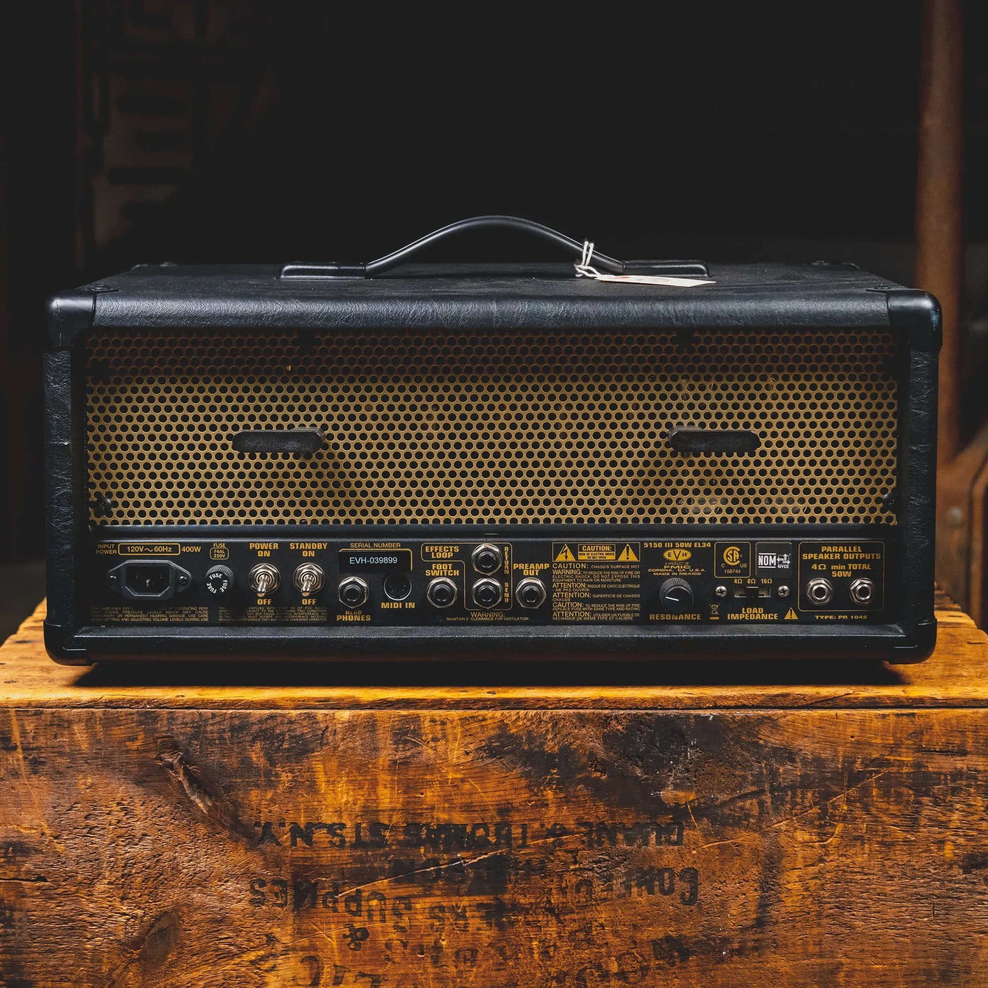 2019 EVH 5150 III 50-Watt EL34 Guitar Amplifier Head - Used