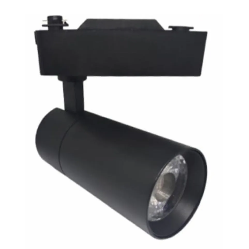 25w Cob Track Light 6007 Black body