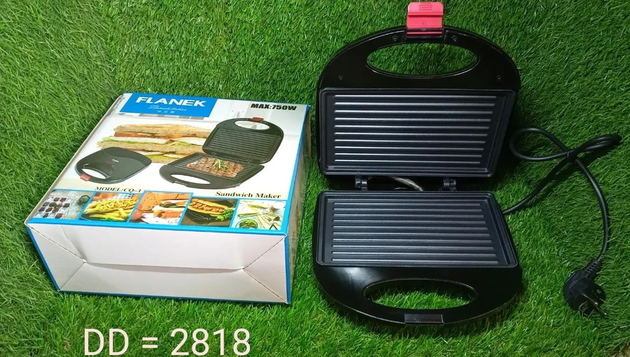 2818 Sandwich Maker Makes Sandwich Non-Stick Plates| Easy to Use with Indicator Lights Sandwich toaster