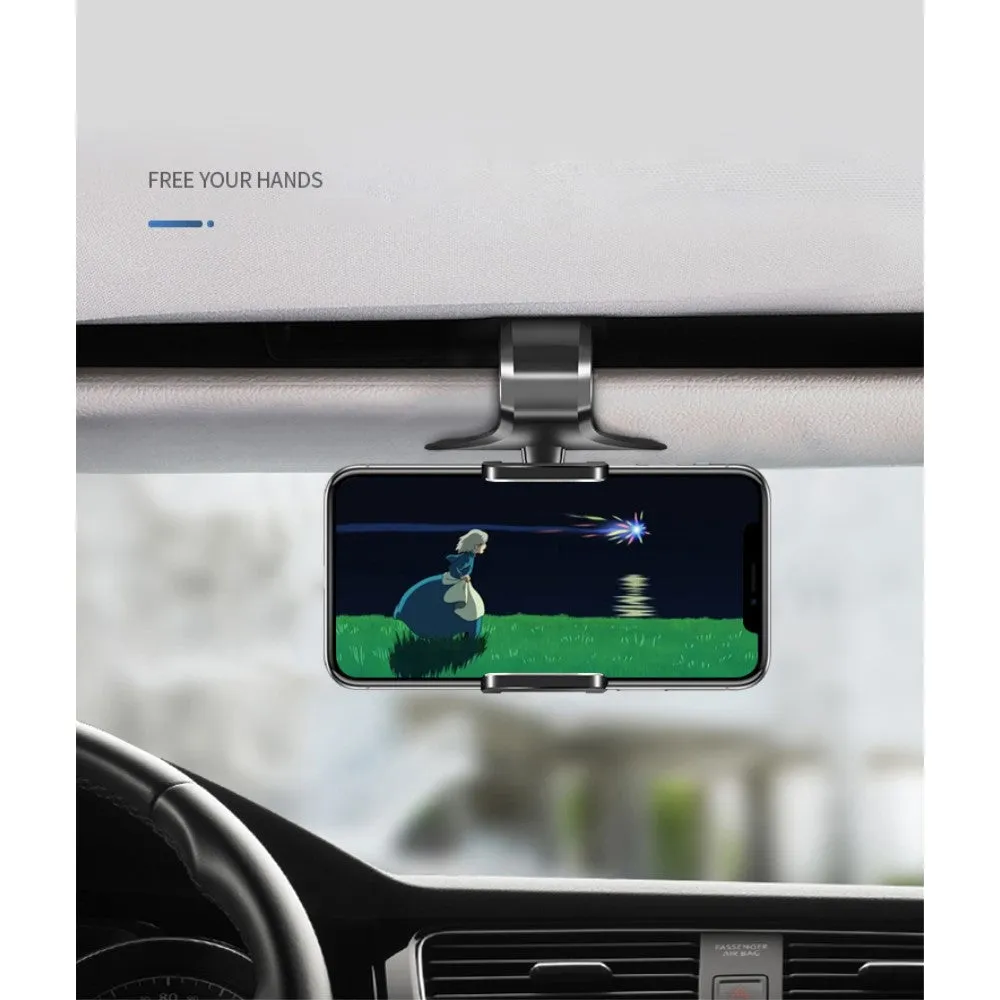 3 in 1 Car GPS Smartphone Holder: Dashboard / Visor Clamp   AC Grid Clip for Swipe Konnect 5.1 - Black