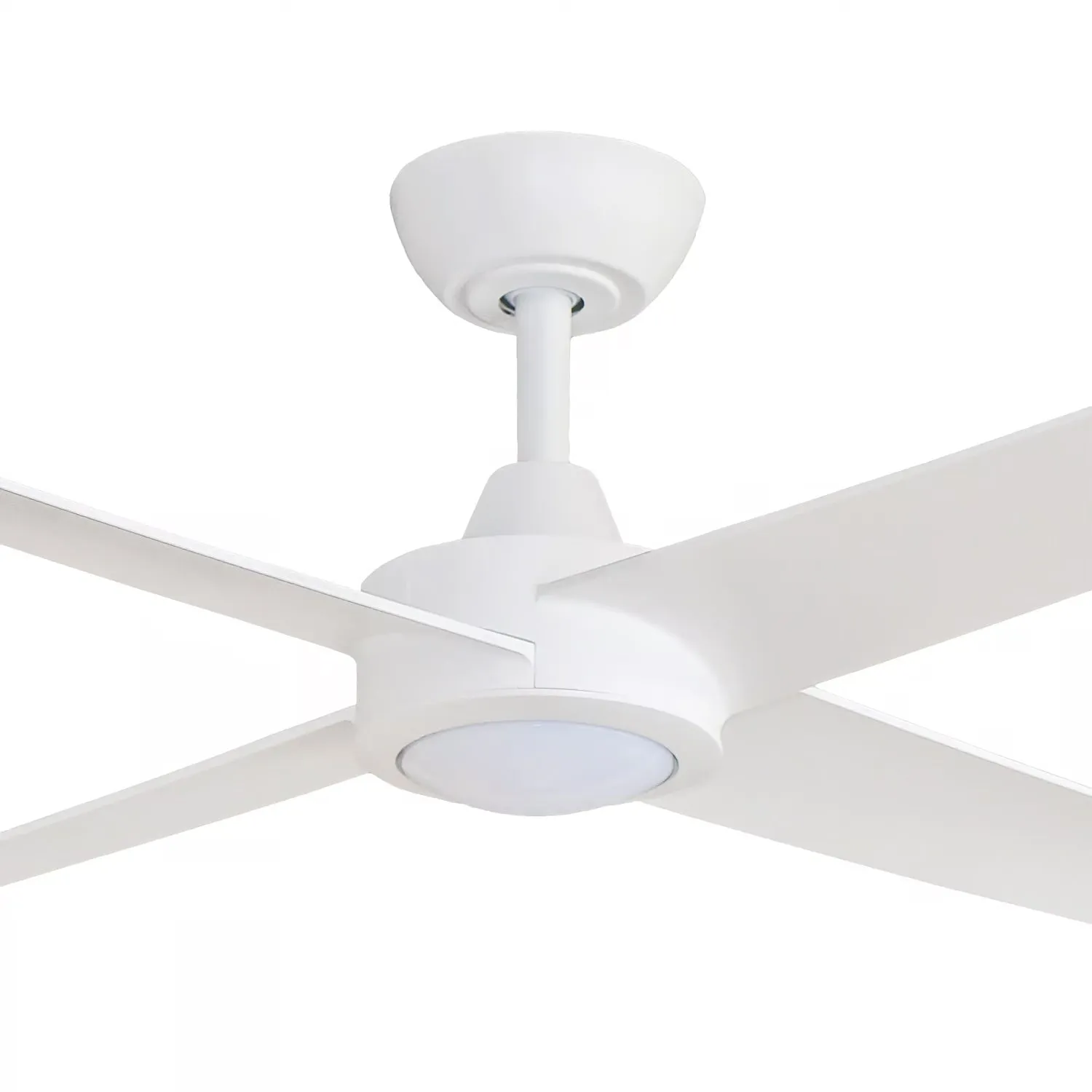 48" Ambience DC Ceiling Fan Black, White with Light AMB48XXLED 360 innovations