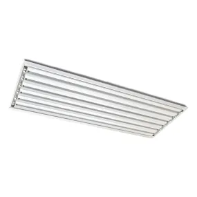 4ft LED Ready High Bay, 6 T8 Lamp, Double End Wiring, Bulbs Not Included