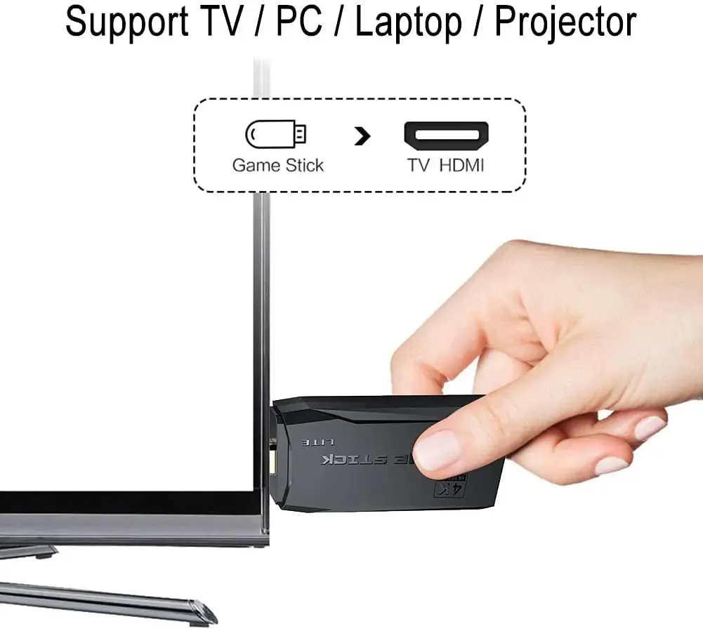 4K Handheld 2.4G Wireless Video Console Game