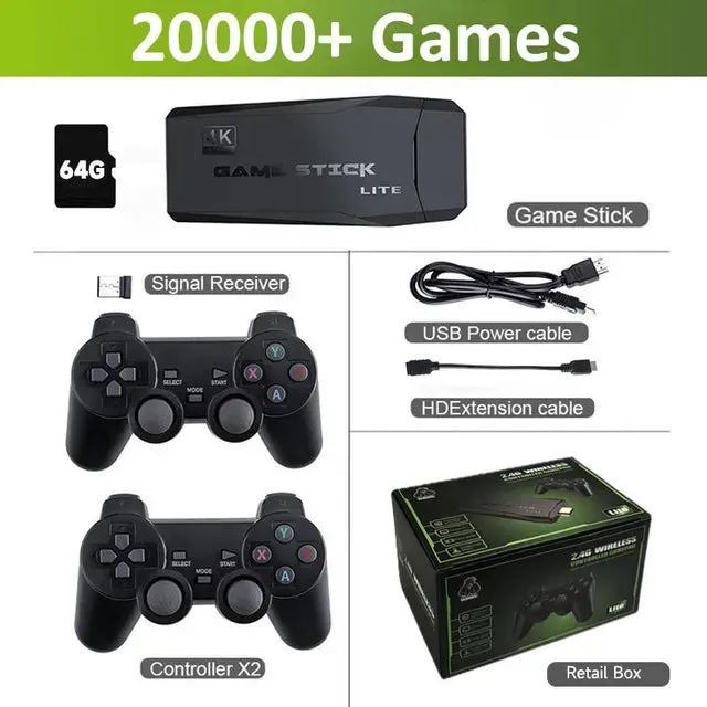 4K Handheld 2.4G Wireless Video Console Game
