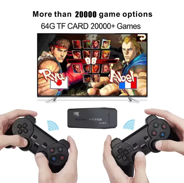 4K Handheld 2.4G Wireless Video Console Game