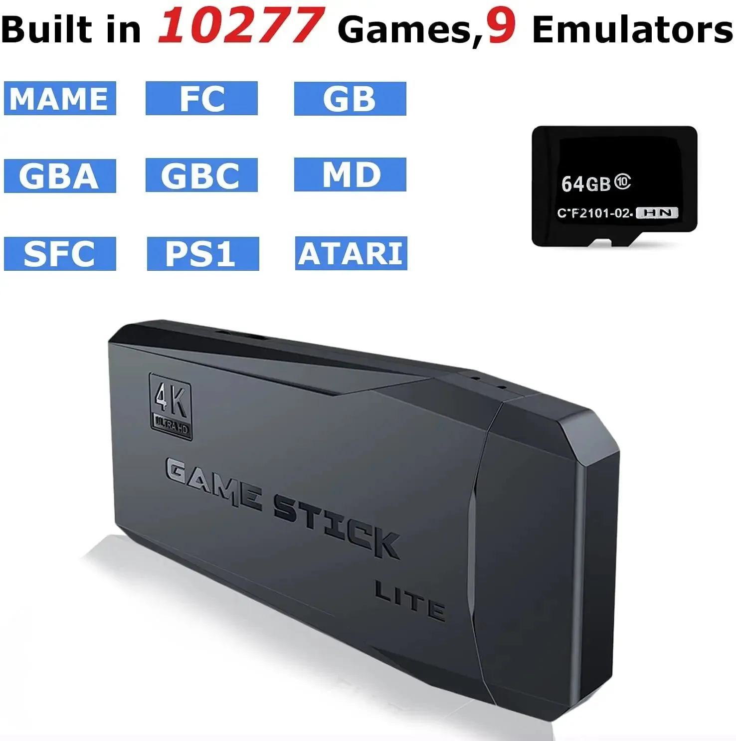 4K Handheld 2.4G Wireless Video Console Game