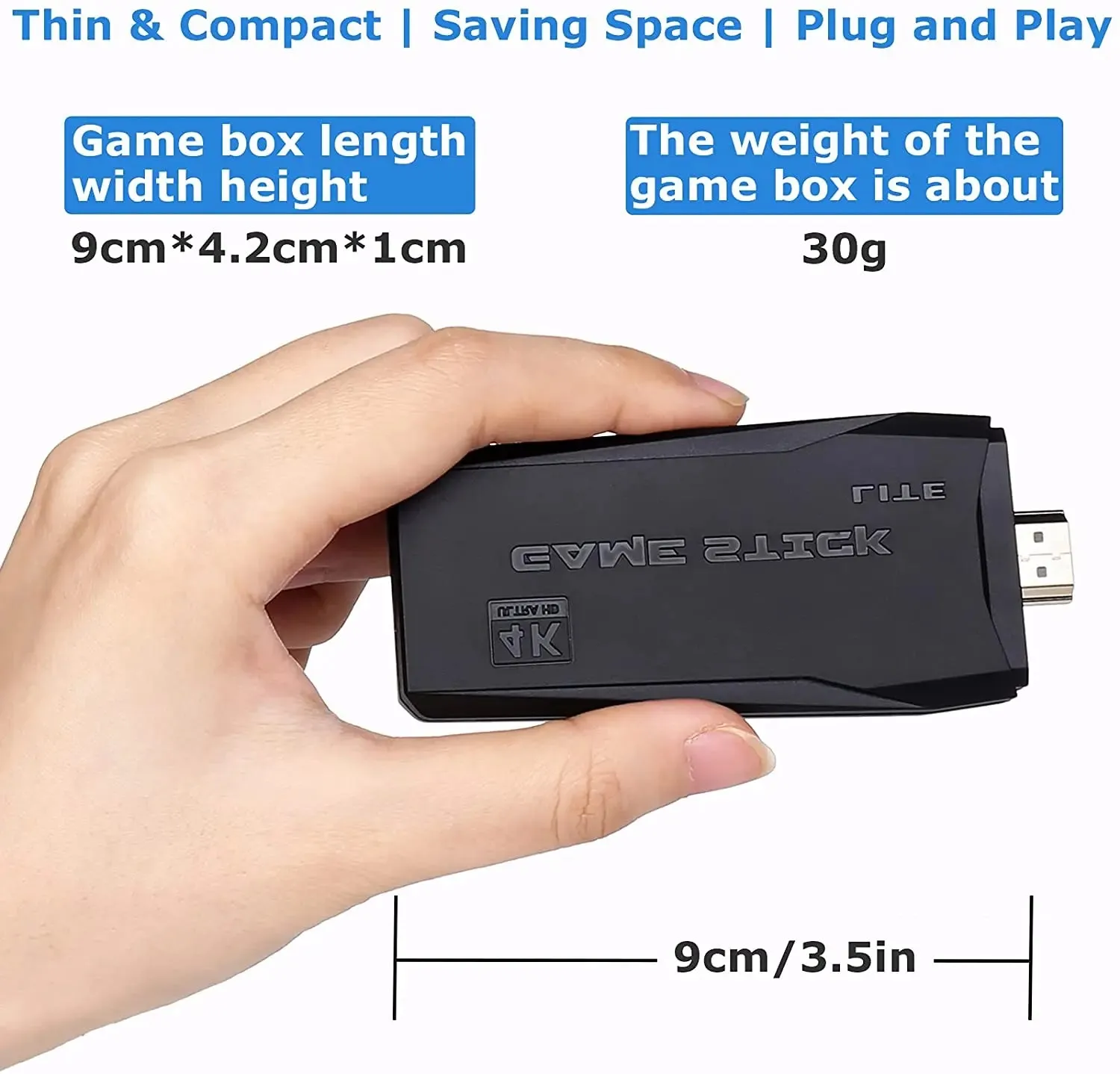 4K Handheld 2.4G Wireless Video Console Game