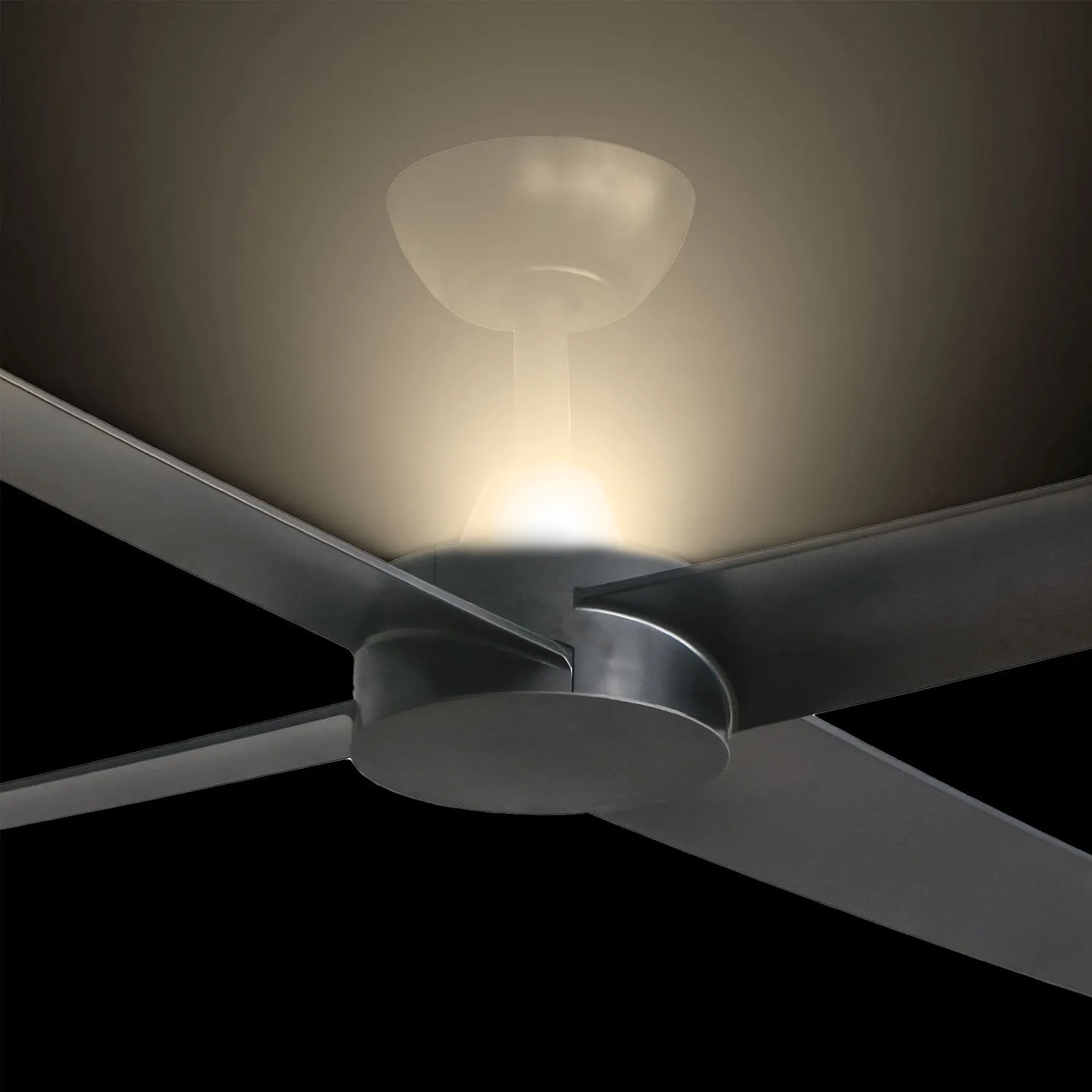 52" Ambience DC Ceiling Fan Black, White AMB52XX 360 innovations