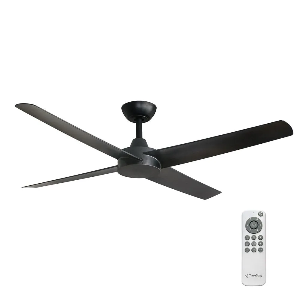 52" Ambience DC Ceiling Fan Black, White AMB52XX 360 innovations