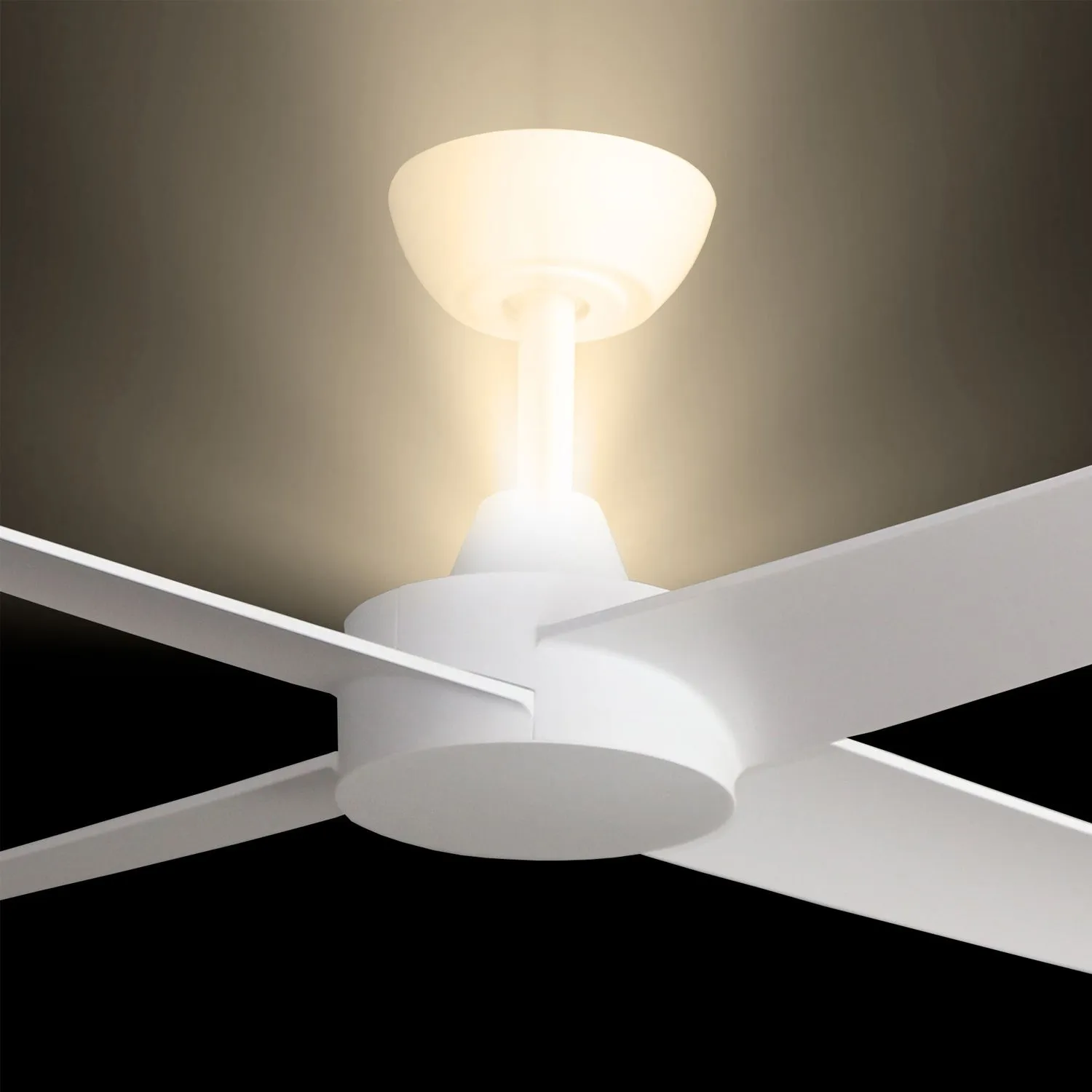 52" Ambience DC Ceiling Fan Black, White AMB52XX 360 innovations