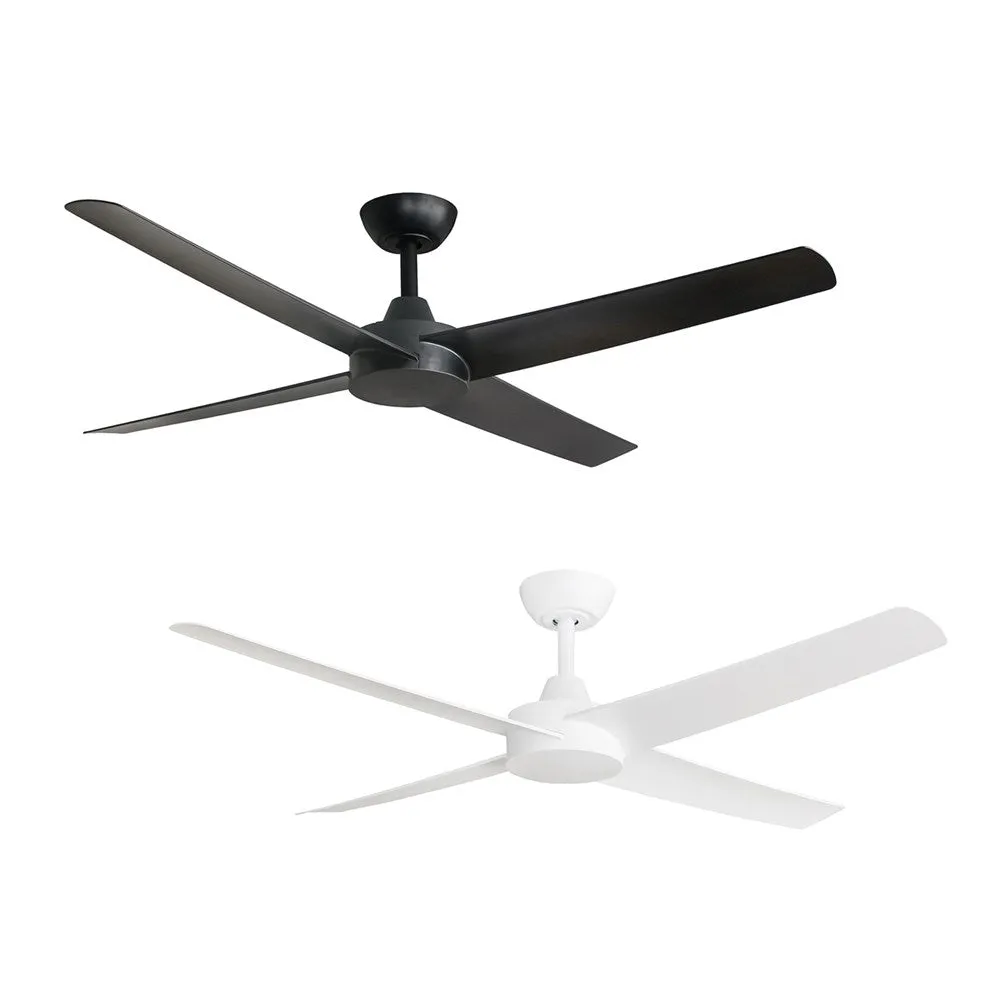 52" Ambience DC Ceiling Fan Black, White AMB52XX 360 innovations