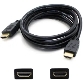 5Pk 35Ft Hdmi 1.4 Male To Hdmi 1.4 Male Black Cables Which Supports Ethernet Channel For Resolution Up To 4096X2160 (Dci 4K)