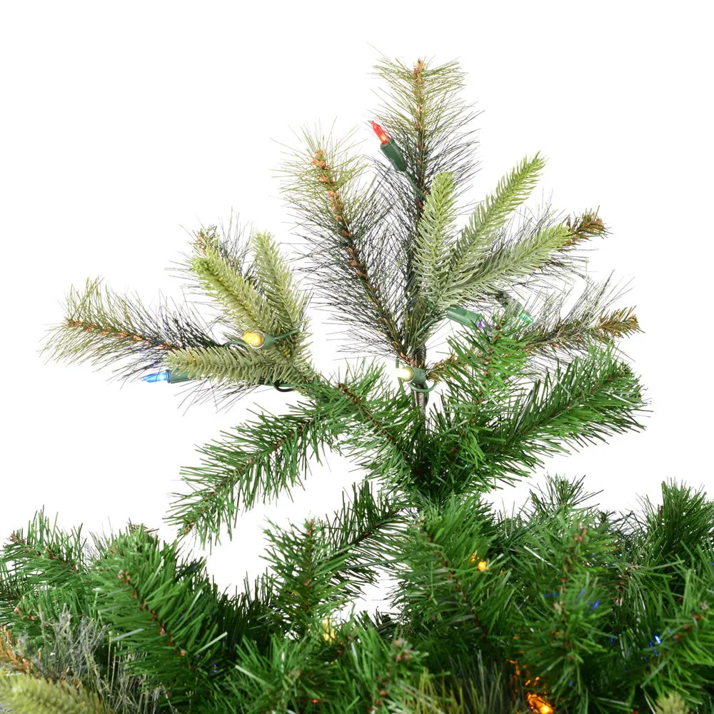 6.5' Cashmere Slim Artificial Christmas Tree Multi-Colored Dura-Lit® Lights