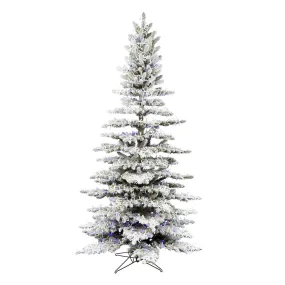 6.5'x40"  Artificial Xmas Tree Low Voltage LED Multi-color Wide Angle 3mm Light