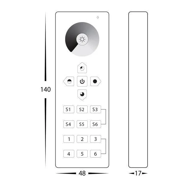 Accessory: Single Colour 6 Zone LED Strip Controller Havit Lighting - HV9102-2819DIM