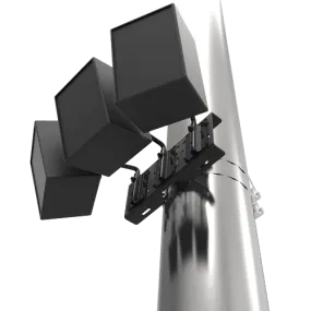 Adaptive Technologies Group PM-010 Vertical and Horizontal Indoor Speaker Pole Mount