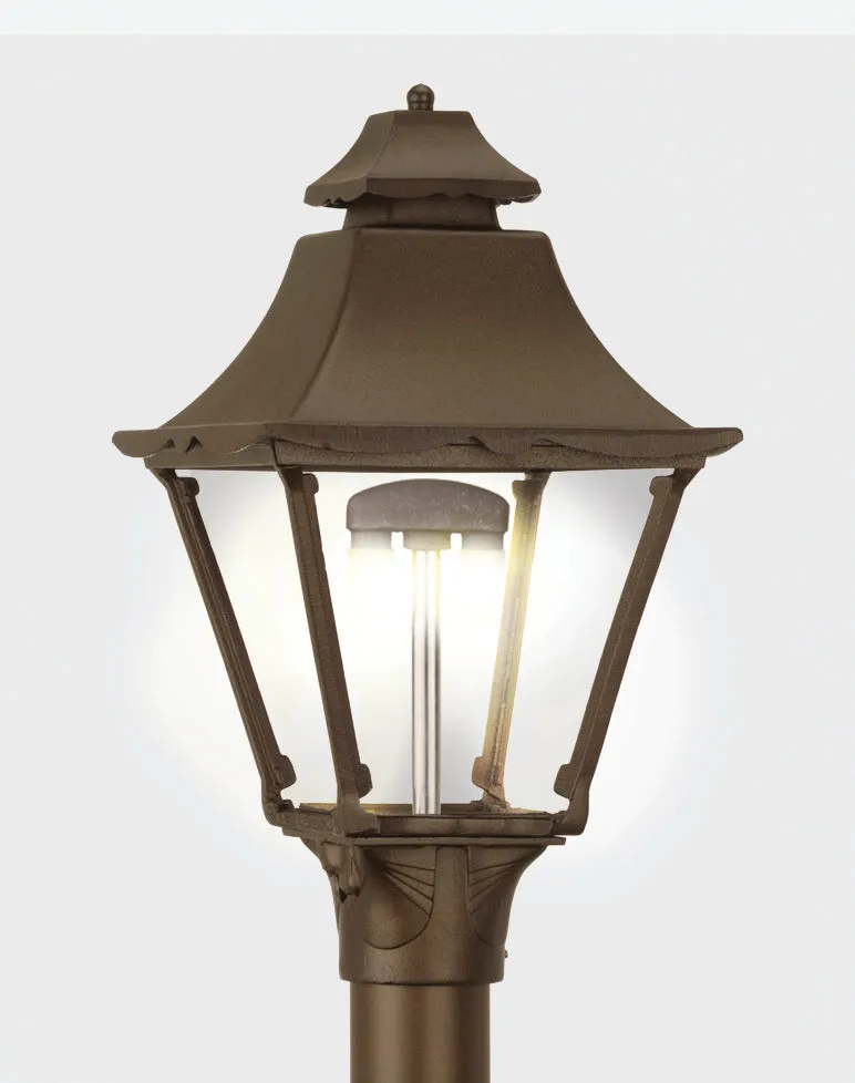 AGLW - The Essex Post Mount Gas Light - 1900H