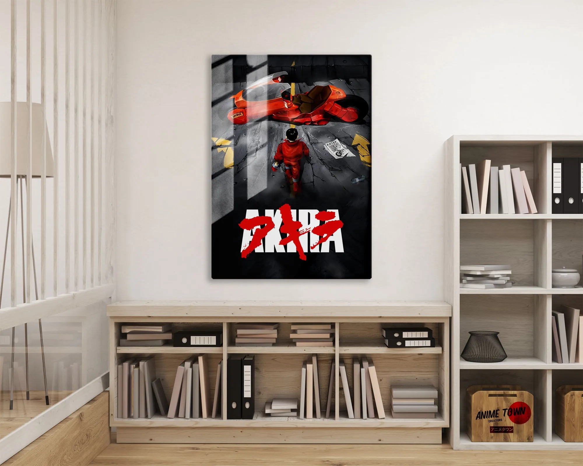 Akira Classic Black Metal Poster