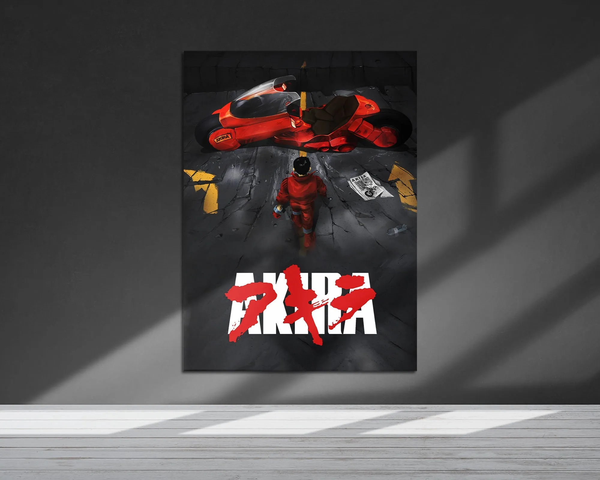 Akira Classic Black Metal Poster