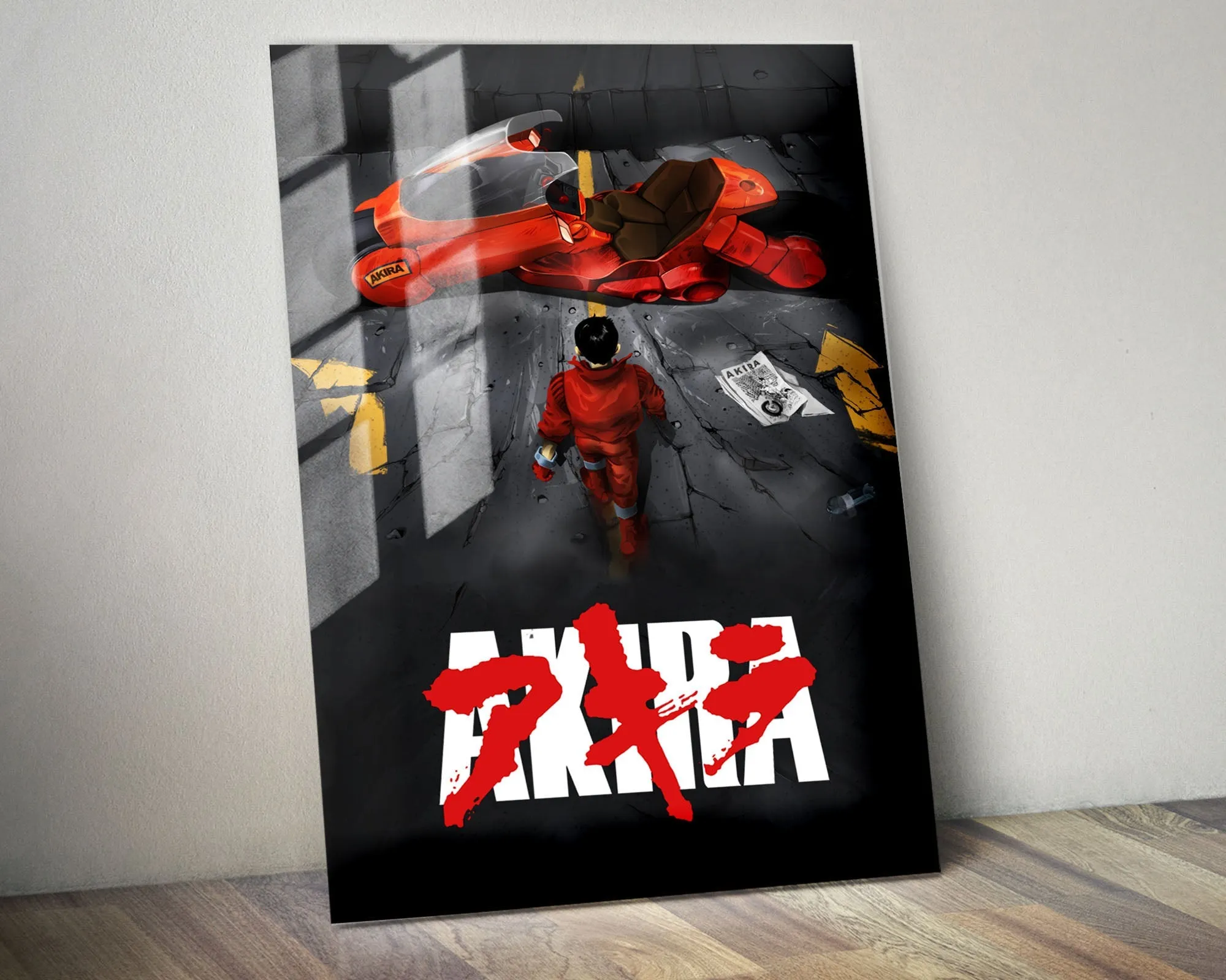 Akira Classic Black Metal Poster