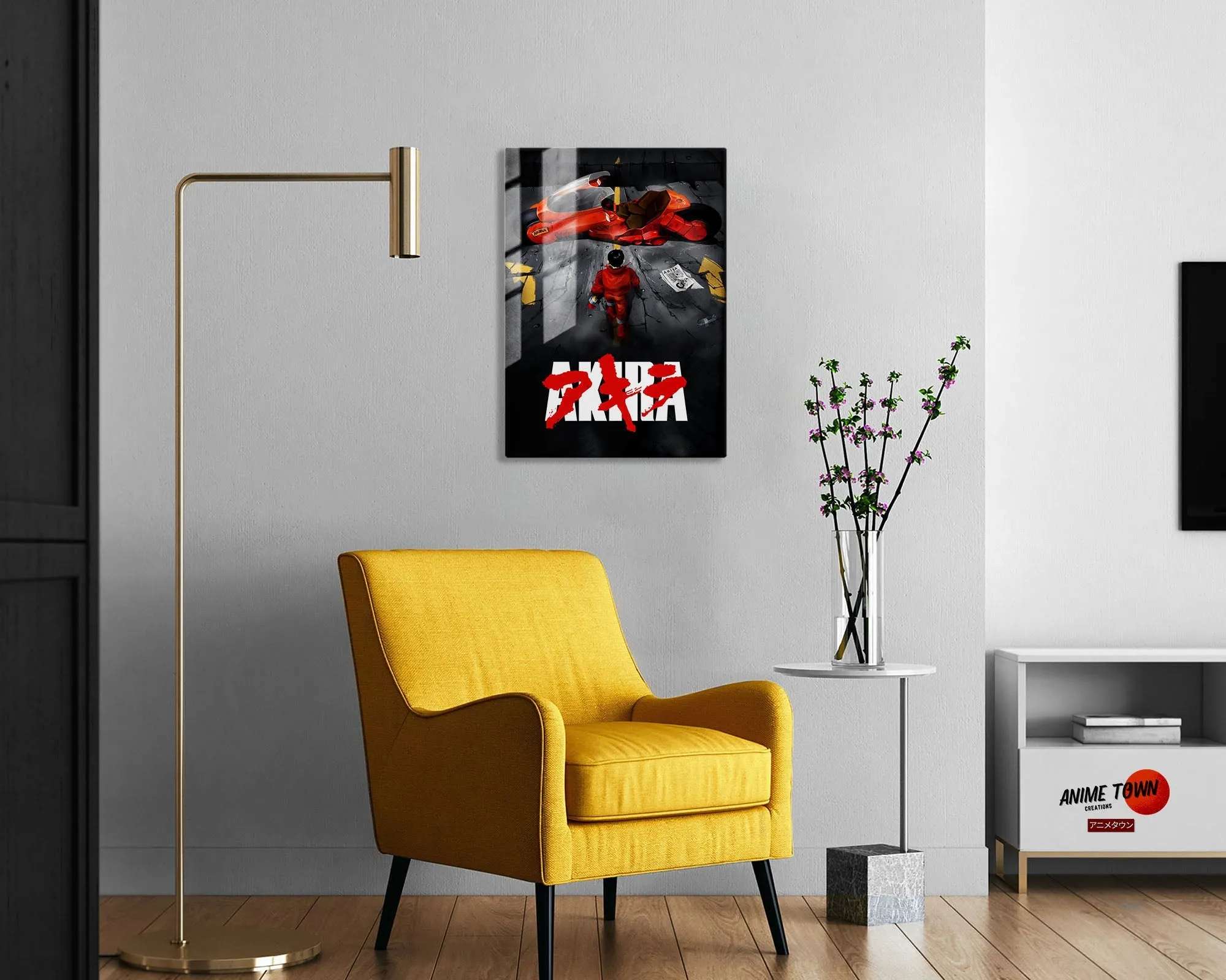 Akira Classic Black Metal Poster