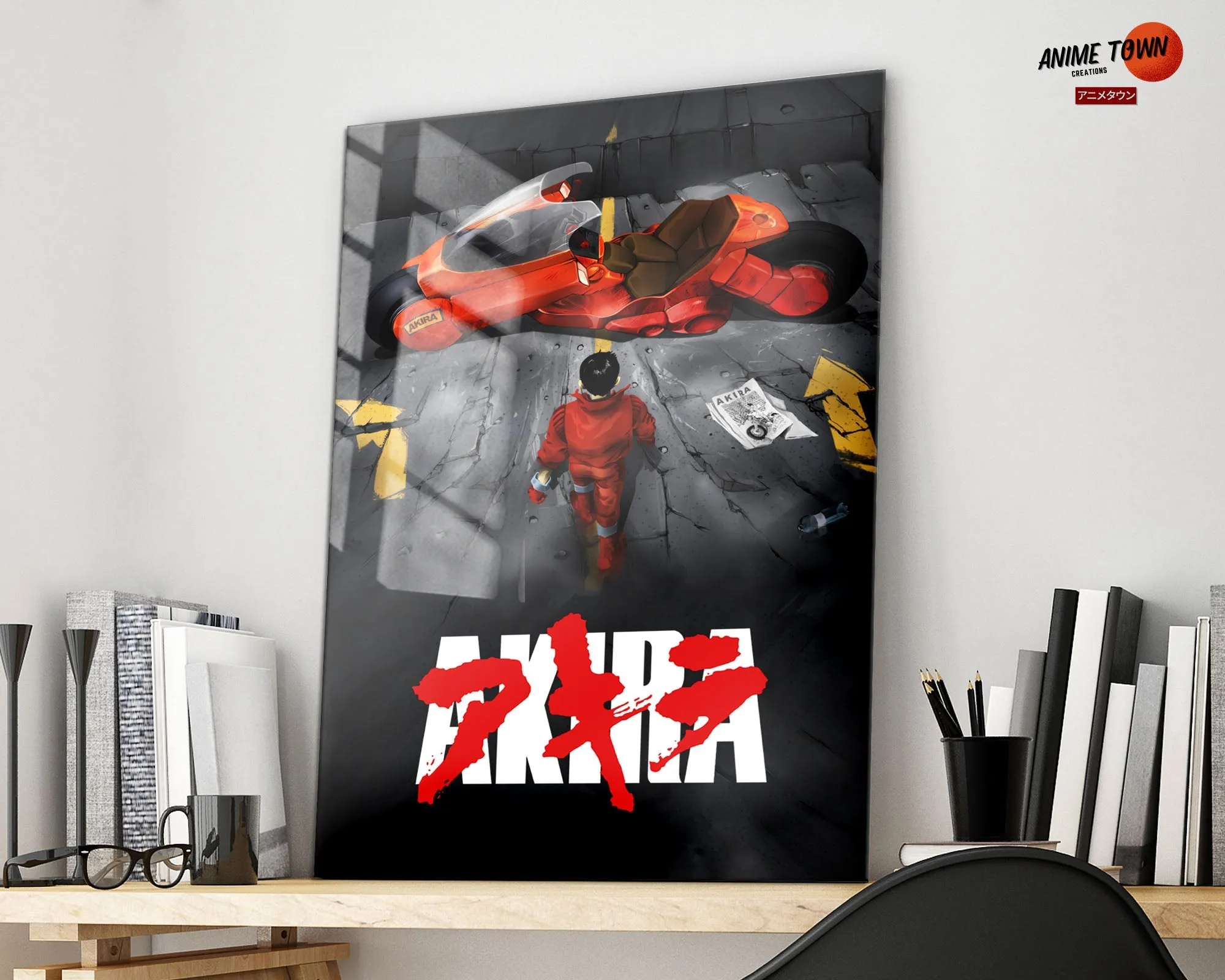 Akira Classic Black Metal Poster