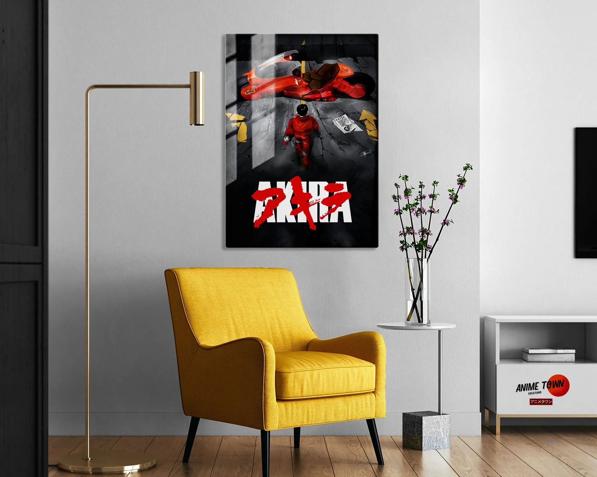 Akira Classic Black Metal Poster
