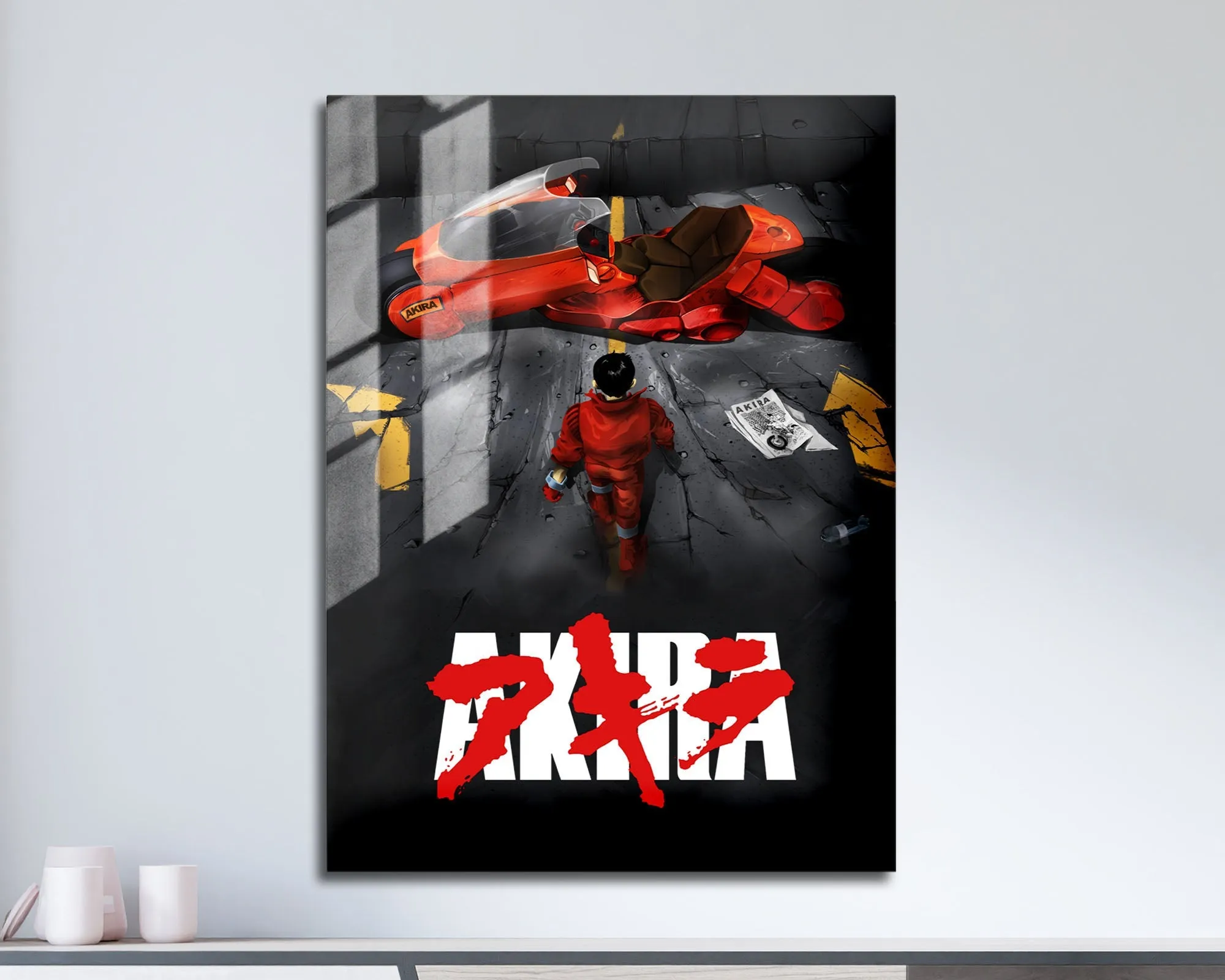 Akira Classic Black Metal Poster