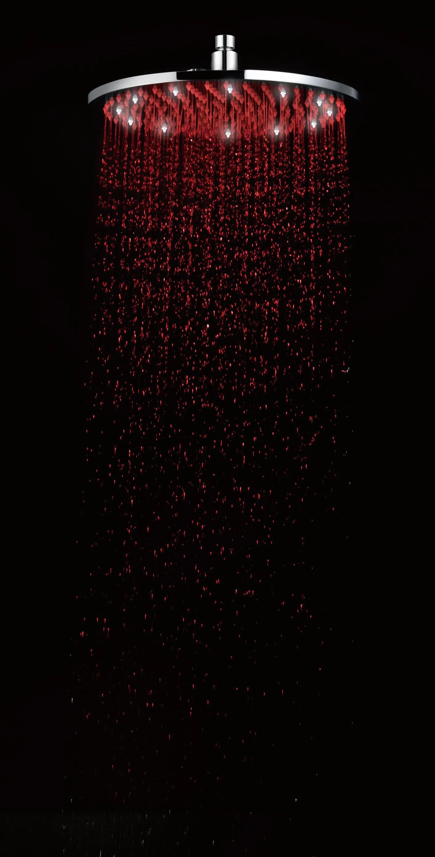 ALFI brand LED12R 12" Round Multi Color LED Rain Shower Head