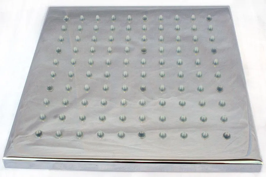 ALFI LED5001 8" Square Multi Color LED Rain Shower Head