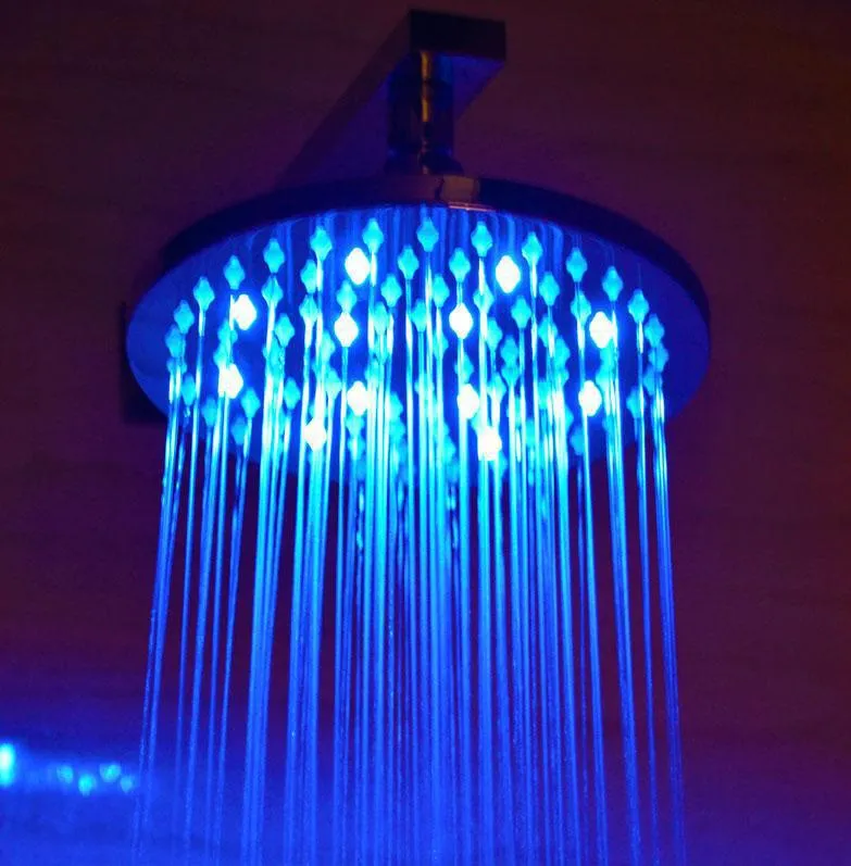 ALFI LED5002 8" Round Multi Color LED Rain Shower Head