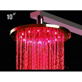 ALFI LED5002 8" Round Multi Color LED Rain Shower Head