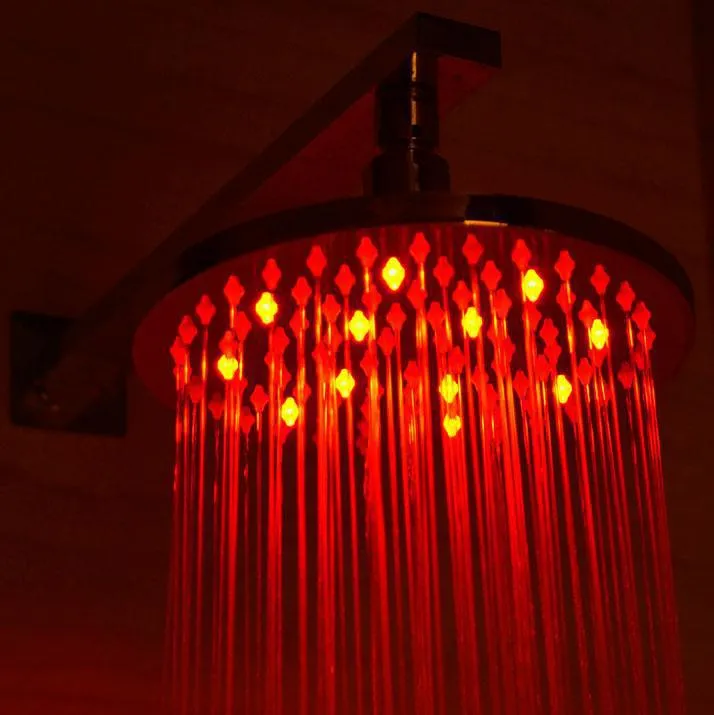 ALFI LED5002 8" Round Multi Color LED Rain Shower Head
