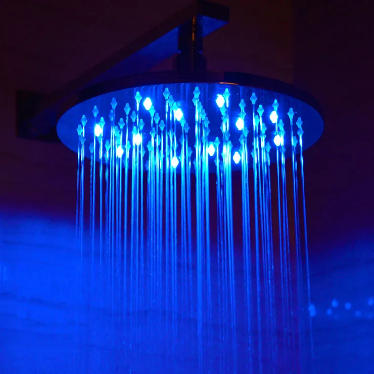 ALFI LED5006 10" Round Multi Color LED Rain Shower Head