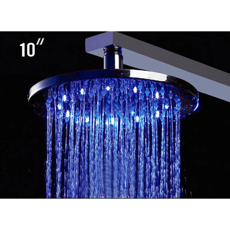 ALFI LED5006 10" Round Multi Color LED Rain Shower Head