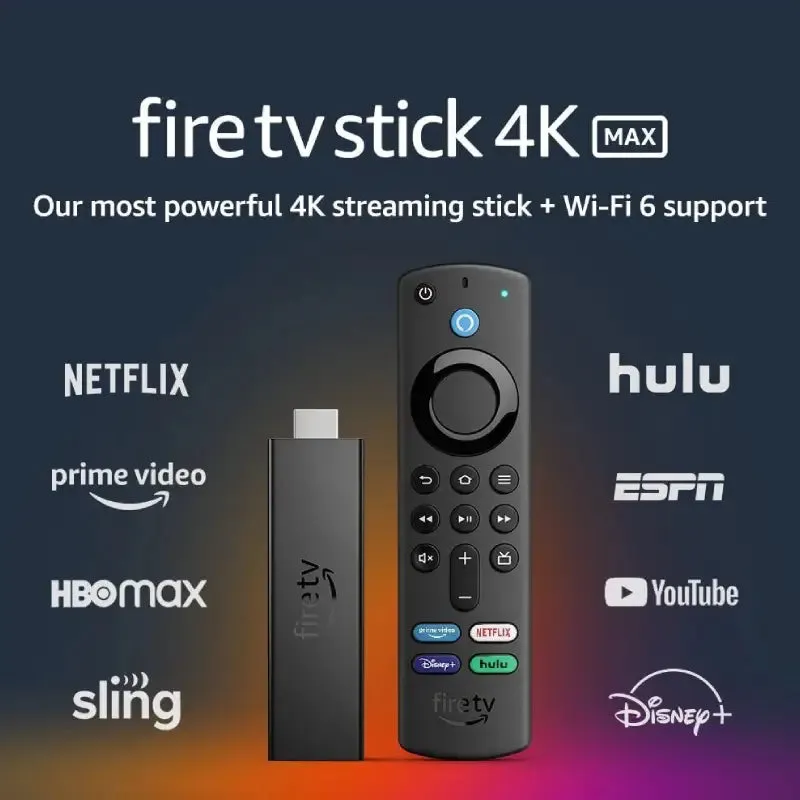 Amazon Fire TV Stick 4K Max With Alexa