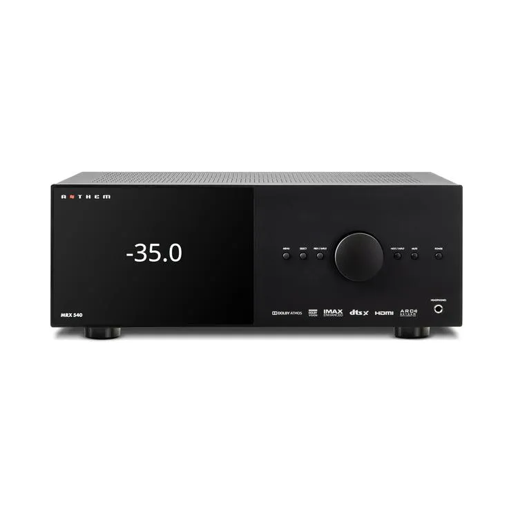 Anthem MRX 540 8K | Récepteur cinéma maison - Préamplificateur 7.2 canaux et Amplificateur 5 canaux - 100 W - Noir