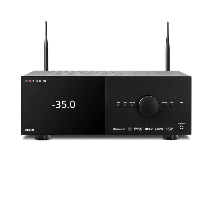 Anthem MRX 540 8K | Récepteur cinéma maison - Préamplificateur 7.2 canaux et Amplificateur 5 canaux - 100 W - Noir