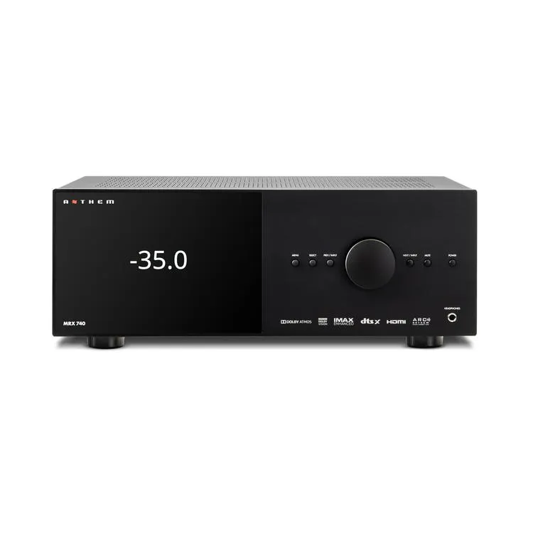 Anthem MRX 740 8K | Récepteur cinéma maison - Préamplificateur 11.2 canaux et Amplificateur 7 canaux - 140 W - Noir