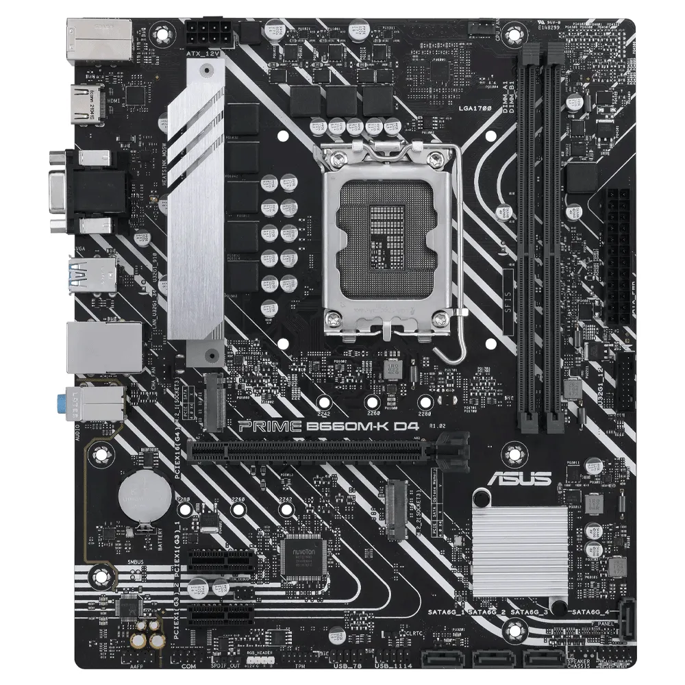 ASUS Prime B660M-K D4 Motherboard LGA 1700