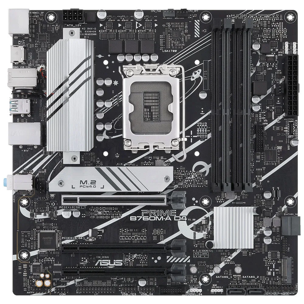 Asus PRIME B760M-A D4 RGB Motherboard LGA 1700