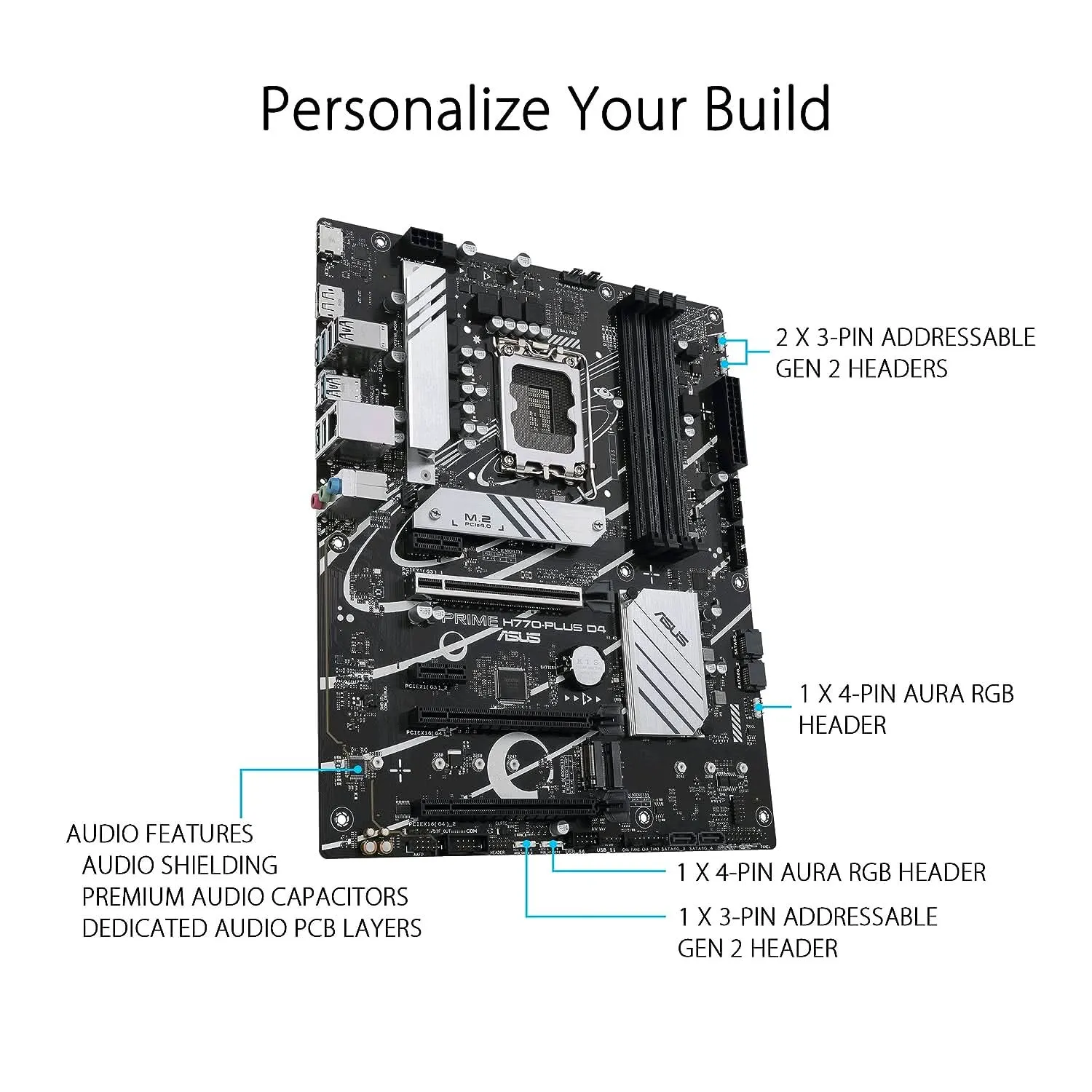 ASUS PRIME H770 PLUS DDR4 INTEL LGA1700 MOTHERBOARD