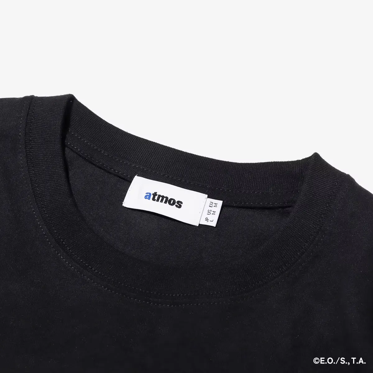 ATMOS × ONE PIECE WANTED POSTER BOX LOGO T-SHRTS BLACK X KID