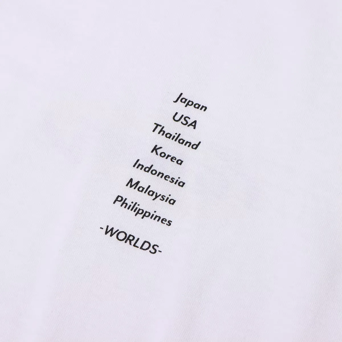 ATMOS SHOP LIST LOGO LS T SHIRTS